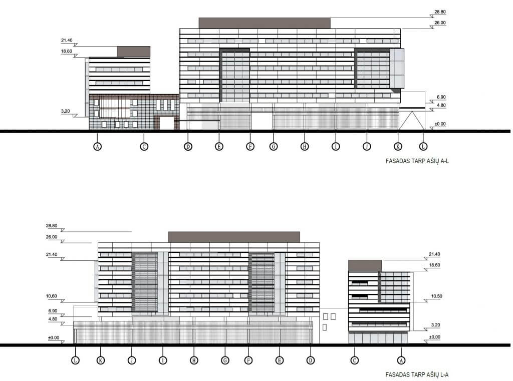 P. Lukšio g. 1 (P. Lukšio g. 1) - Office center - visualization