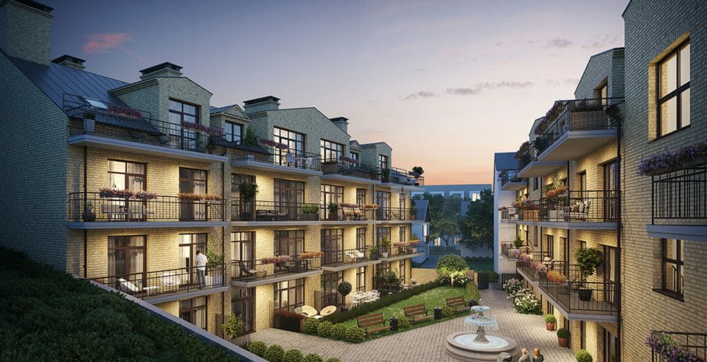 Vilniaus monmartras (Polocko g. 26) - Daudzdzīvokļu nams - vizualizācija