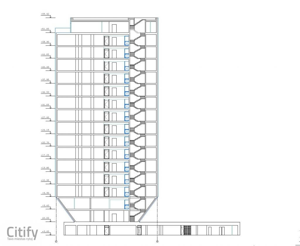 Kaunorama 1 etapas (A ir B namas) (A. Juozapavičiaus pr. 139A) - Multi apartment - visualization