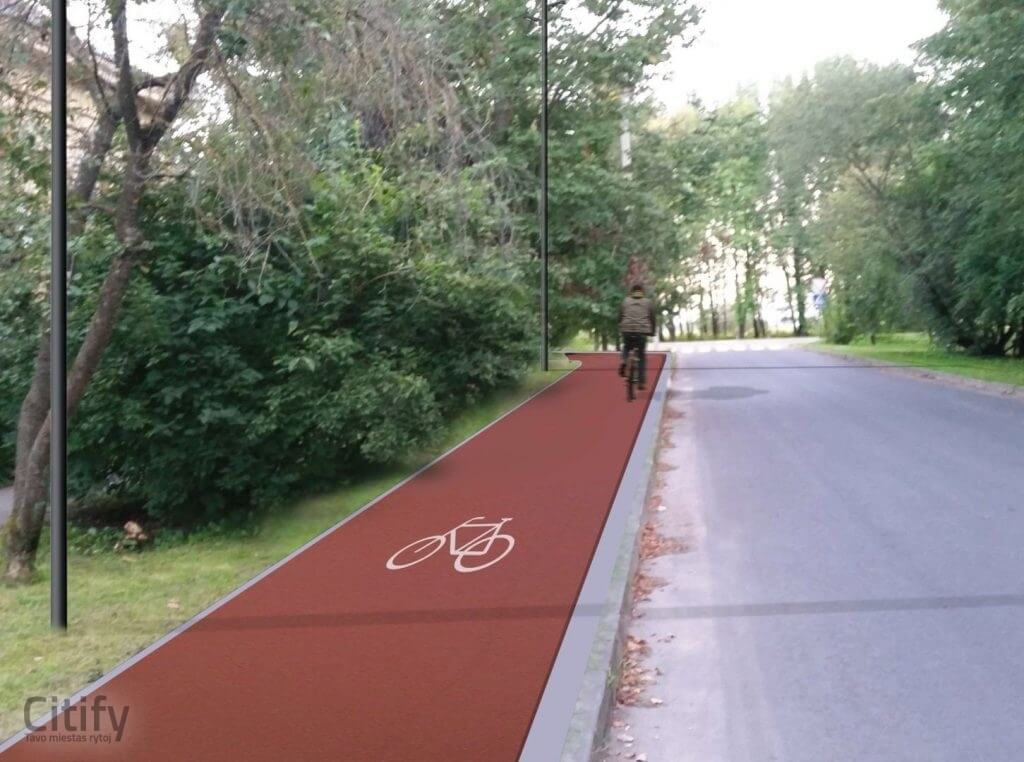 Aleksoto apžvalgos aikštelė (V. Čepinsko g.) - Square - visualization