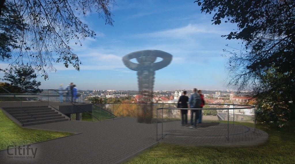 Aleksoto apžvalgos aikštelė (V. Čepinsko g.) - Square - visualization