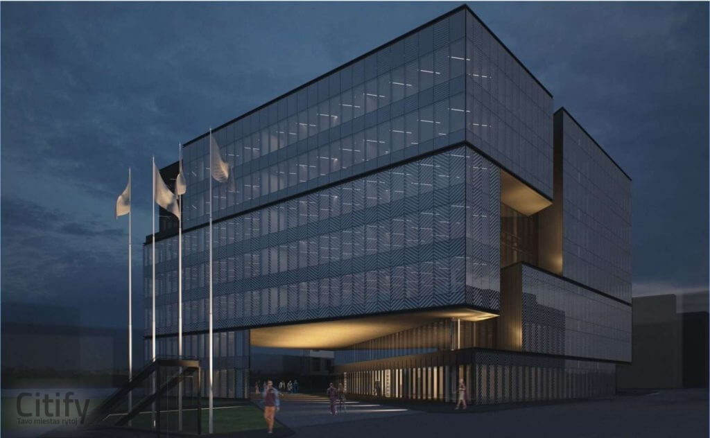 Arka (Karaliaus Mindaugo pr. 37) - Verslo centras - vizualizacija