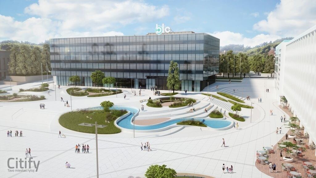 BLC 2 (V. Putvinskio g. 51, K. Donelaičio g. 60) - Office center - visualization