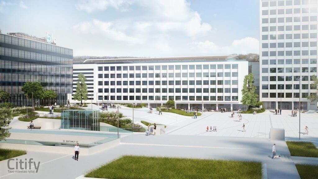 BLC 2 (V. Putvinskio g. 51, K. Donelaičio g. 60) - Office center - visualization