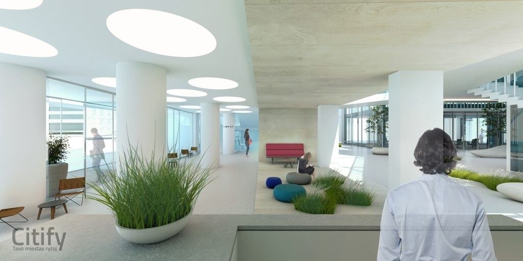 BLC 2 (V. Putvinskio g. 51, K. Donelaičio g. 60) - Office center - visualization