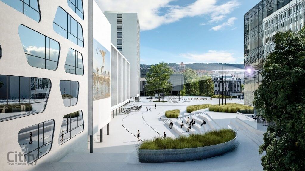 BLC 2 (V. Putvinskio g. 51, K. Donelaičio g. 60) - Office center - visualization