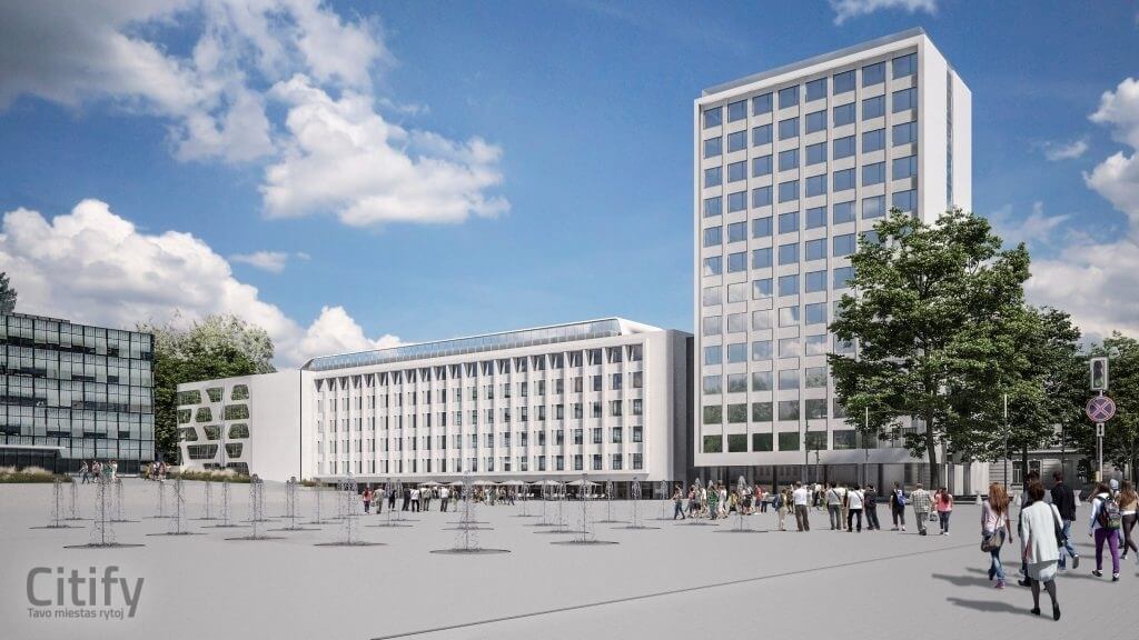 BLC 2 (V. Putvinskio g. 51, K. Donelaičio g. 60) - Office center - visualization