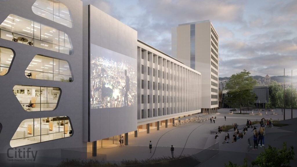 BLC 2 (V. Putvinskio g. 51, K. Donelaičio g. 60) - Office center - visualization