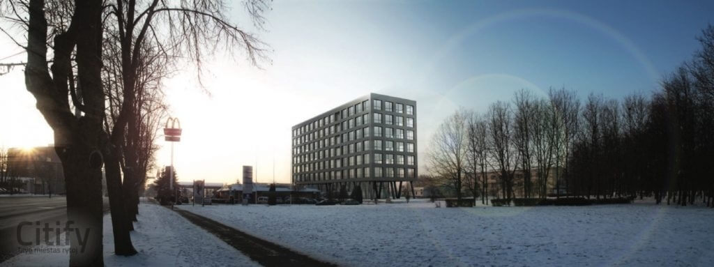 CUBE (Savanorių pr. 321C) - Office center - visualization