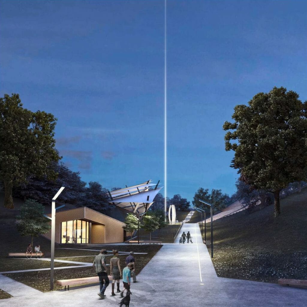 Dainų slėnis (Tunelio g. 37) - Park - visualization