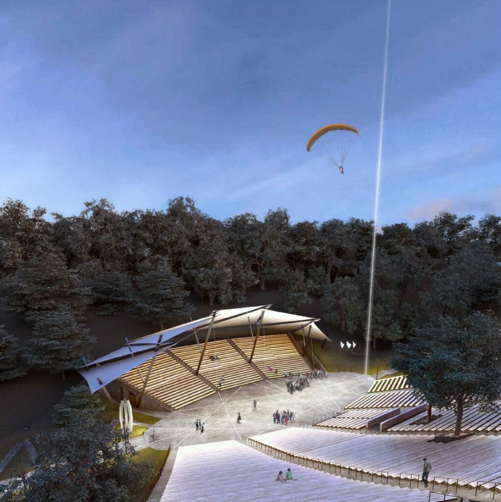 Dainų slėnis (Tunelio g. 37) - Park - visualization