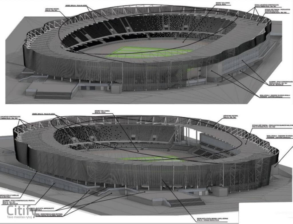Dariaus ir Girėno stadionas (Perkūno al. 5) - Sports arena - visualization