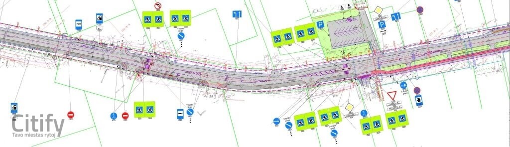 Didžioji g. (Didžioji g.) - Road - visualization
