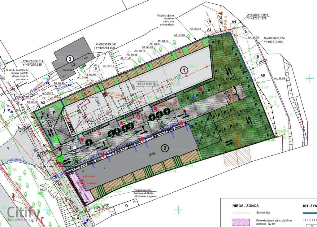 Gričiupio parko namai 2 etapas (Studentų g. 55) - Multi apartment - visualization