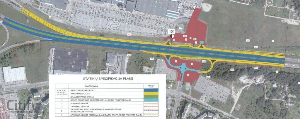 Islandijos pl. ties Mega (Islandijos pl.) - Road - visualization