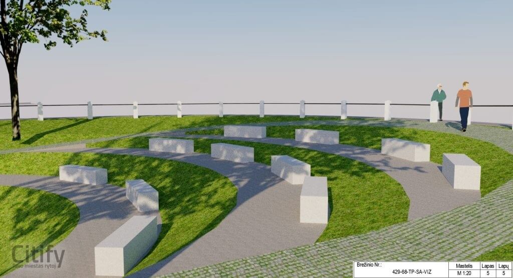 Kauko laiptai (Žemaičių g.) - Park - visuaalne