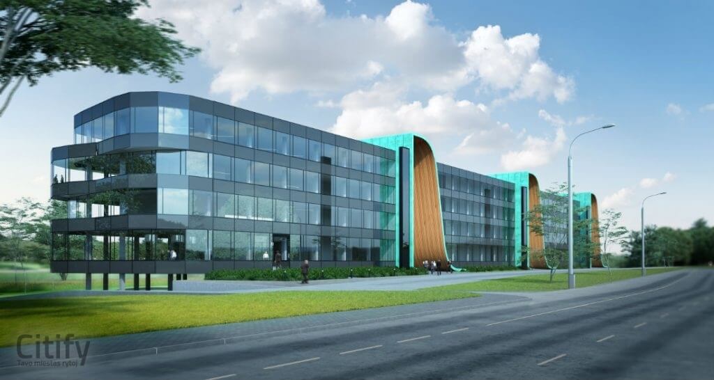 Kauno dokas (Jonavos g. 7) - Verslo centras - vizualizacija