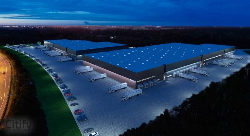 Kauno logistikos centras (Martinavos g. 8) - Warehouse / Distribution center - visualization
