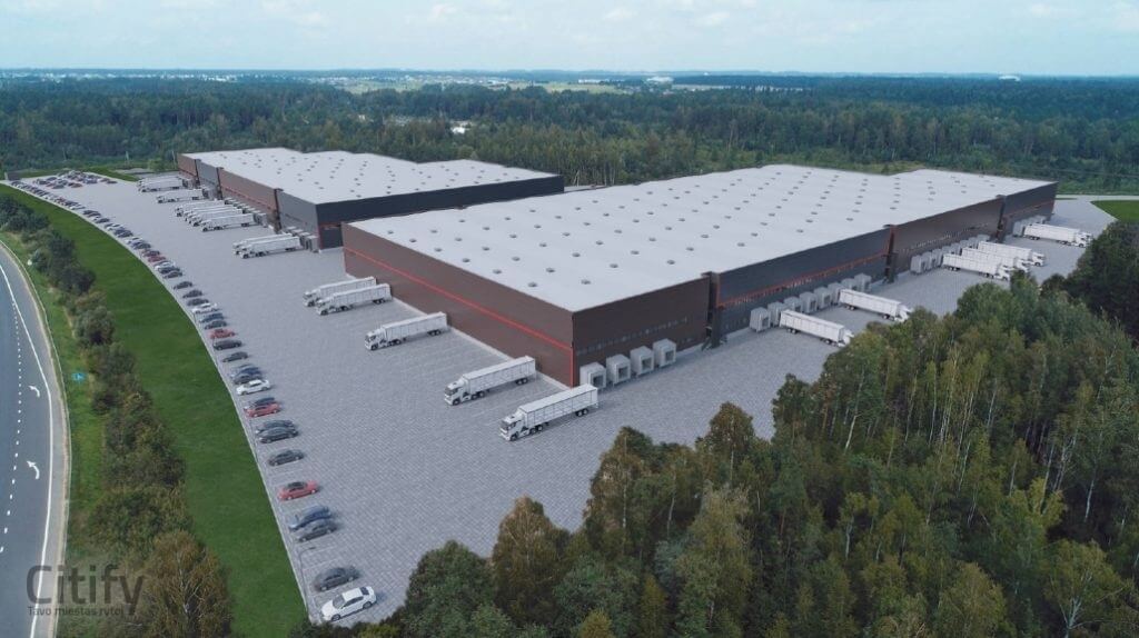 Kauno logistikos centras (Martinavos g. 8) - Warehouse / Distribution center - visualization