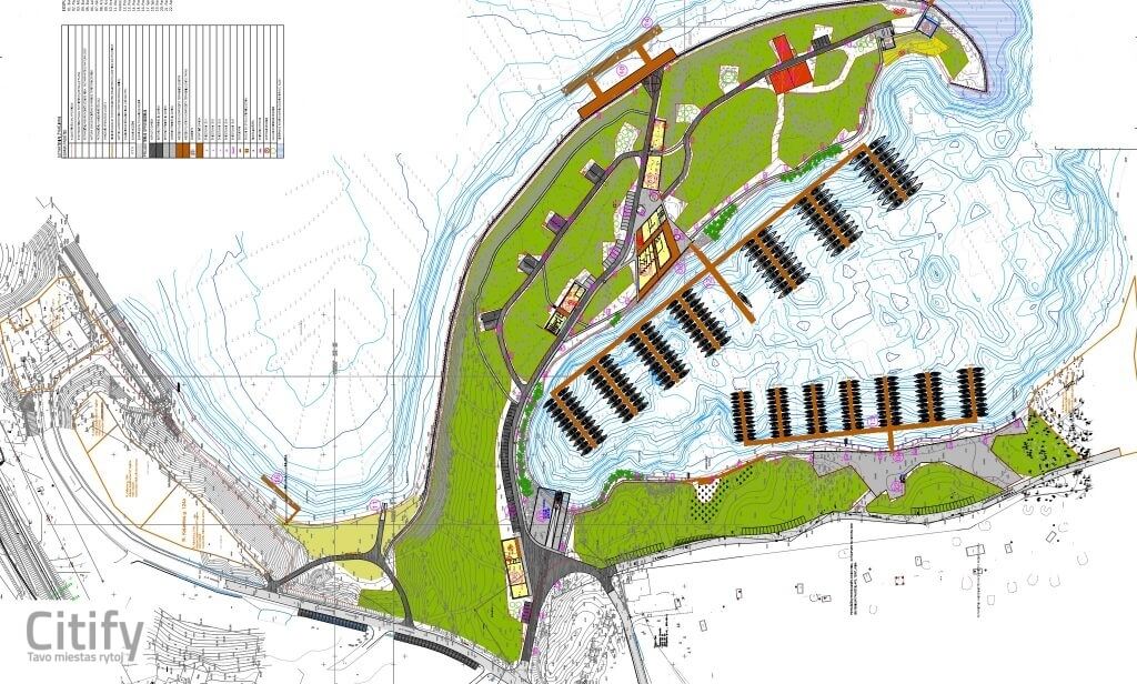 Kauno marių įlankos uostas ir buriavimo mokyklos sporto bazė (R. Kalantos g. 130) - Port / Harbour - visualization