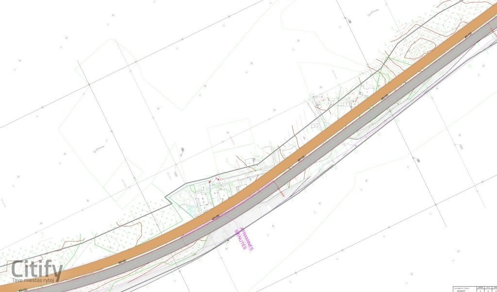 Kauno pietrytinis aplinkelis 1 etapas (Pietrytinis aplinkkelis) - Road - visualization