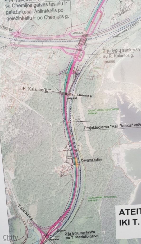 Kauno pietrytinis aplinkelis 1 etapas (Pietrytinis aplinkkelis) - Road - visualization