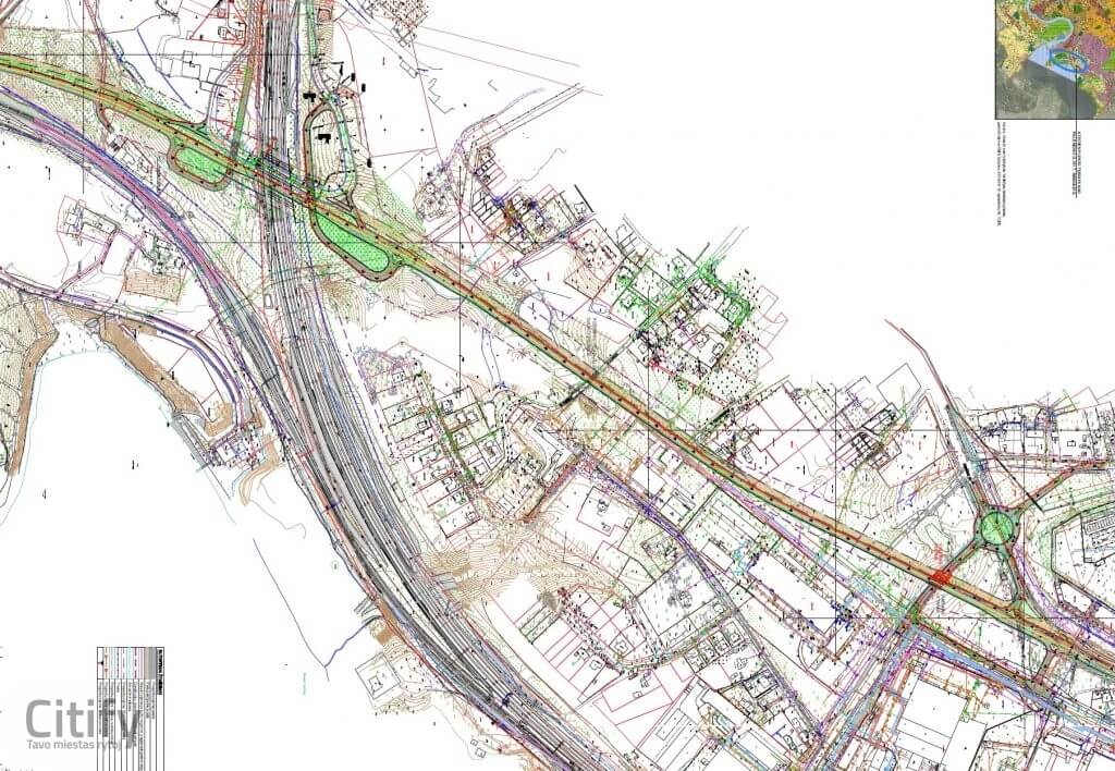Kauno pietrytinis aplinkelis 1 etapas (Pietrytinis aplinkkelis) - Road - visualization