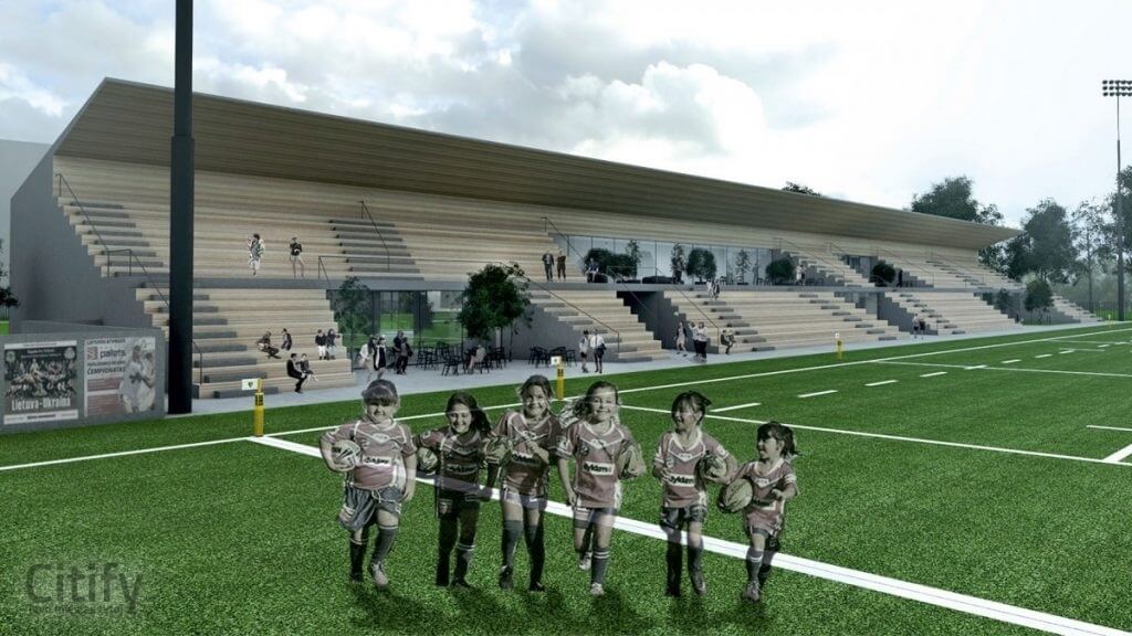 Kauno regbio namai (Partizanų g. 192) - Sports field or court - visualization