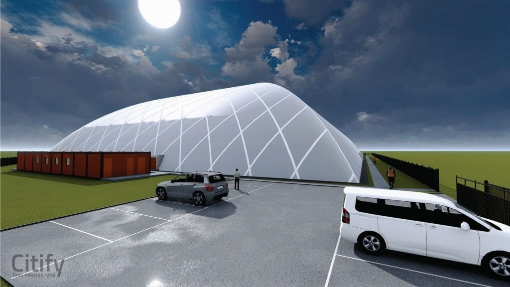 "Kelininko" stadionas (Jovarų g. 4) - Sporto arena - vizualizacija