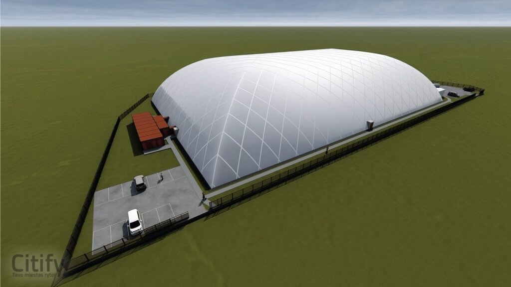 "Kelininko" stadionas (Jovarų g. 4) - Sporto arena - vizualizacija