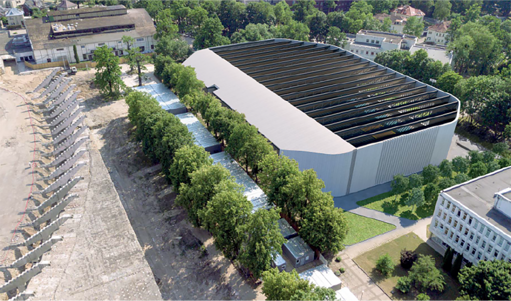 Kauno lengvosios atletikos maniežas (Perkūno al. 5) - Sports arena - visualization