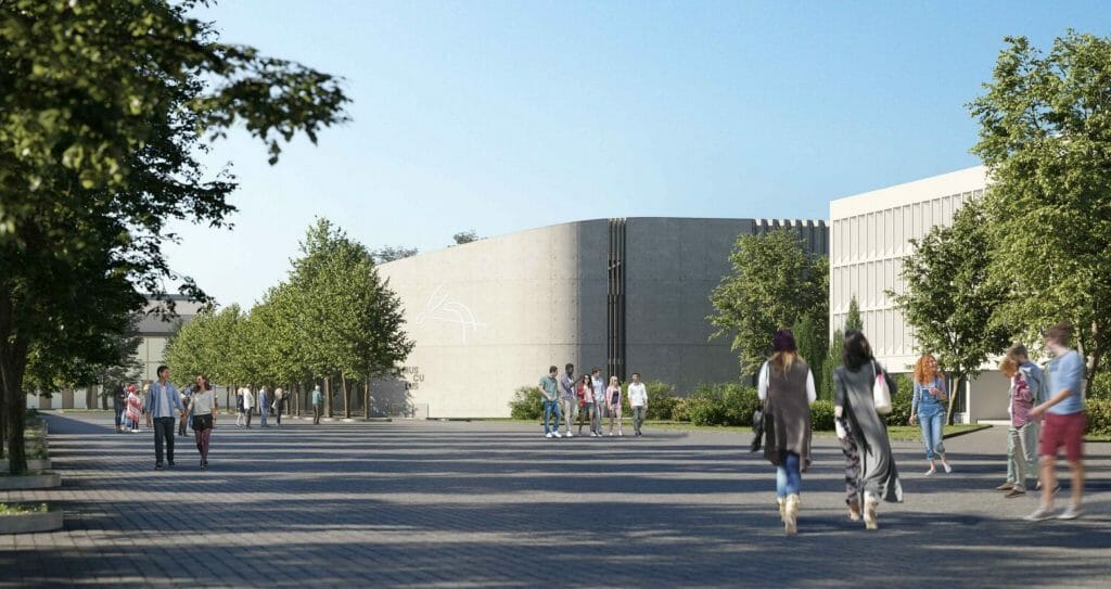 Kauno lengvosios atletikos maniežas (Perkūno al. 5) - Sports arena - visualization