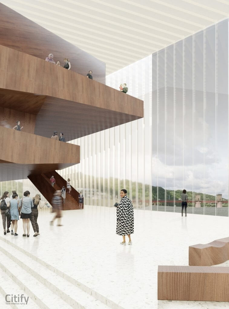 M. K. Čiurliono koncertų centras (H. ir O. Minkovskių g. 31) - Concert hall - visualization