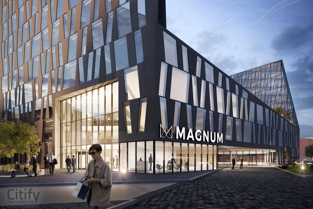 Magnum (Karaliaus Mindaugo pr. 38) - Büroohoone - visuaalne