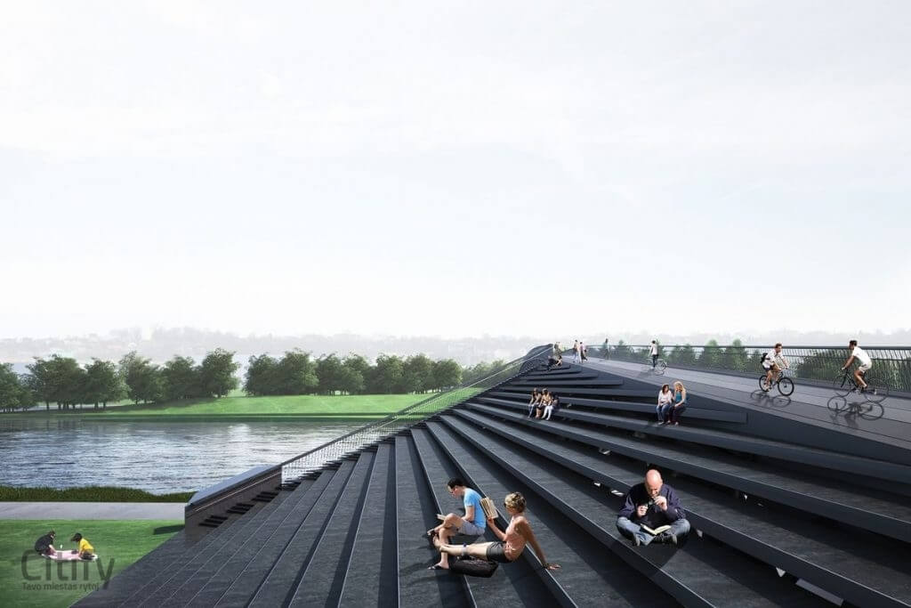 Nemuno salos tiltas (1) (Nemuno salos parkas) - Bridge - visualization