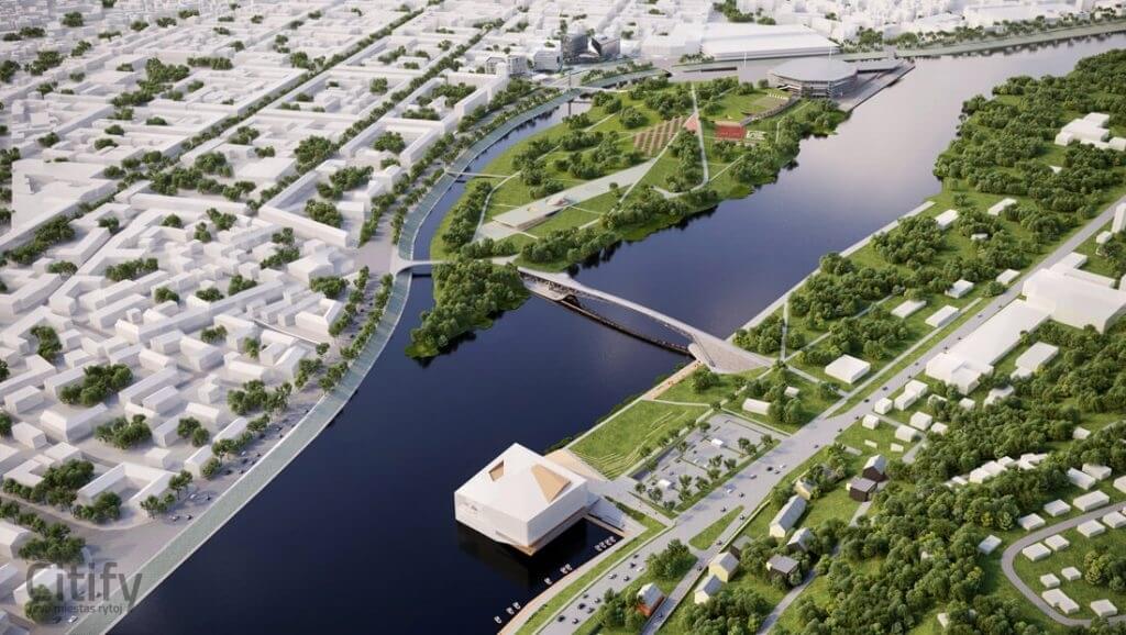 Nemuno salos tiltas (1) (Nemuno salos parkas) - Bridge - visualization