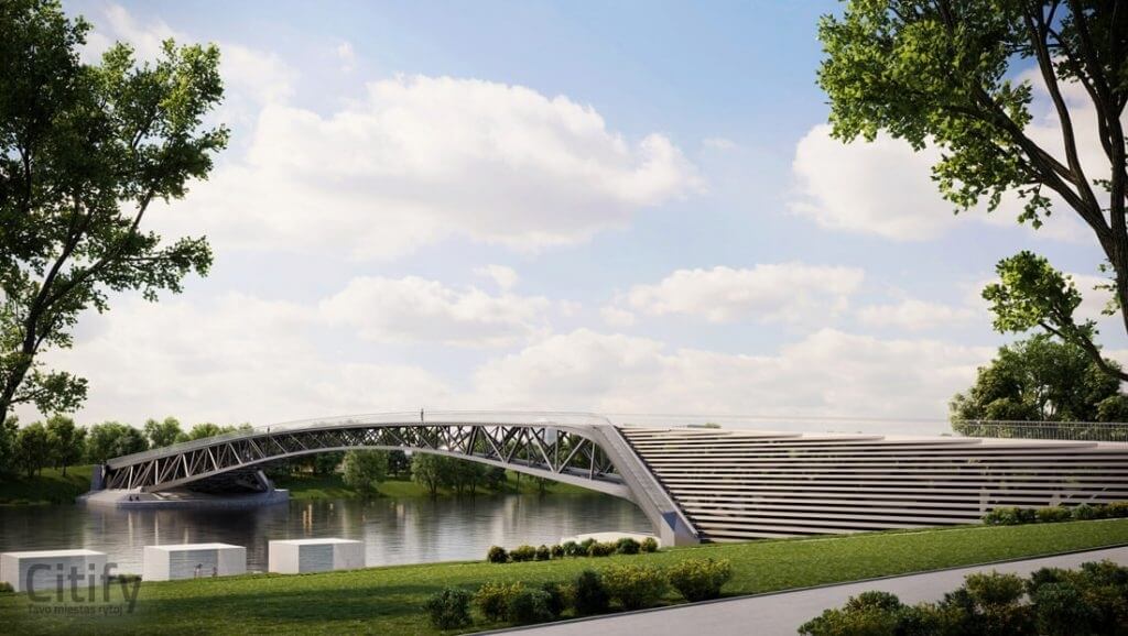 Nemuno salos tiltas (1) (Nemuno salos parkas) - Bridge - visualization