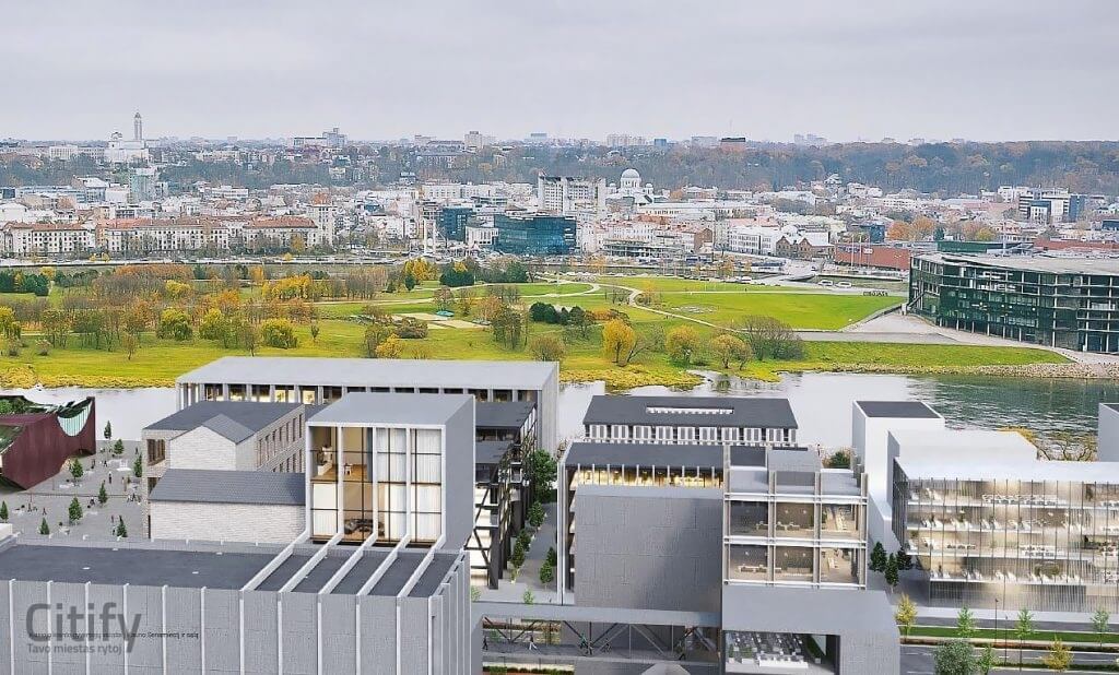 Newman (H. ir O. Minkovskių g.) - Office center - visualization