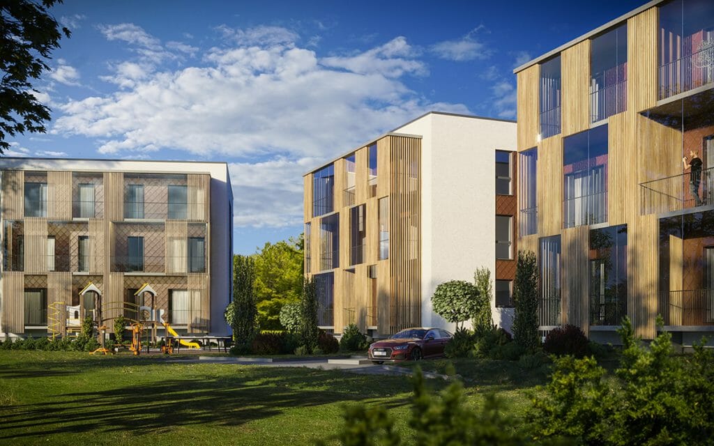 Panoramos trio (Amerikos Lietuvių g. 21) - Multi apartment - visualization