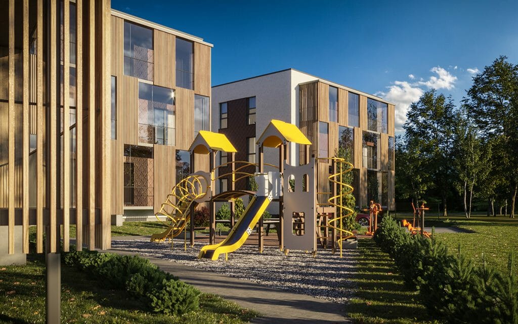 Panoramos trio (Amerikos Lietuvių g. 21) - Multi apartment - visualization