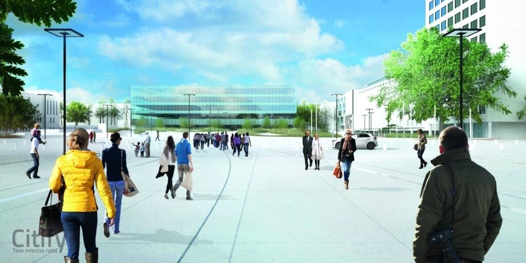 Vienybės aikštė (Vienybės a. 1) - Park - visualization