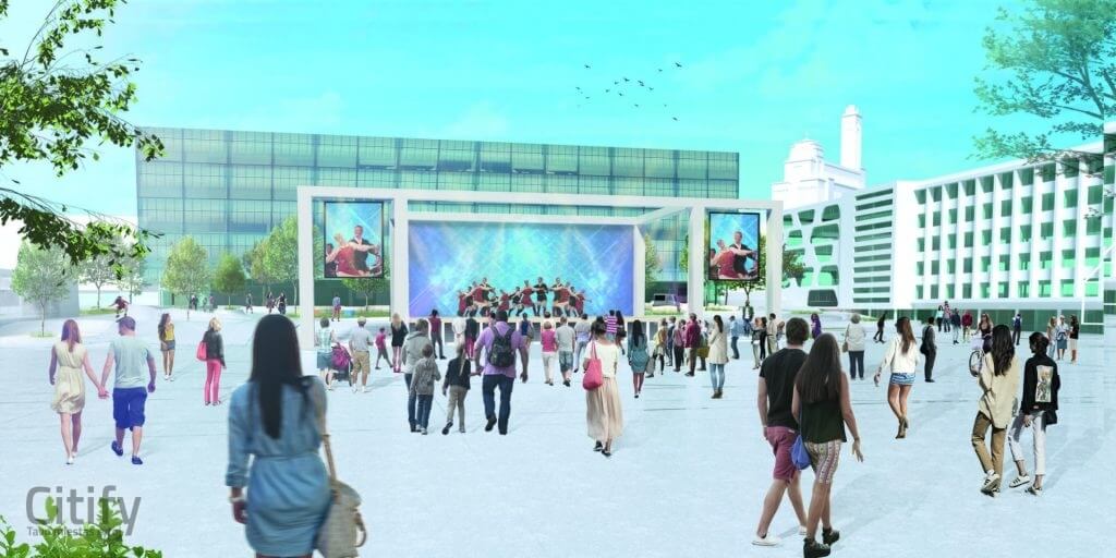 Vienybės aikštė (Vienybės a. 1) - Park - visualization