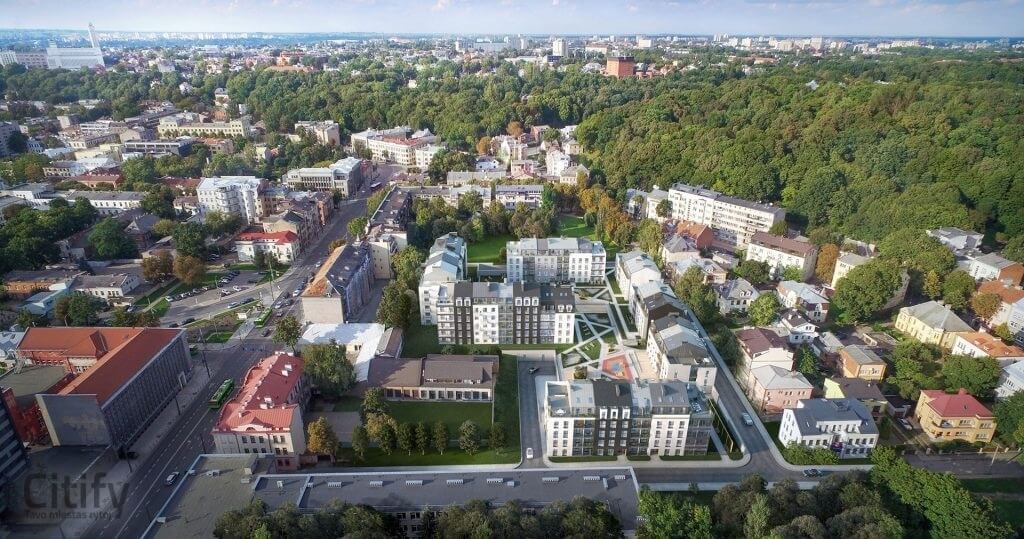 Parko namai 2 etapas (Krėvos g. 8) - Daudzdzīvokļu nams - vizualizācija