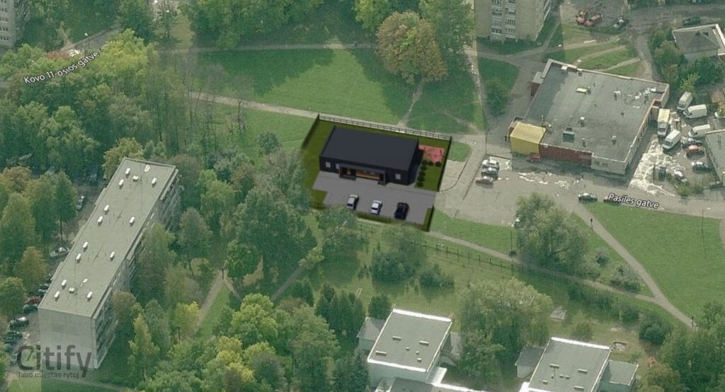 Pašilės g. 70A (Pašilės g. 70A) - Multi apartment, Office center - visualization