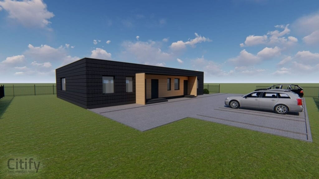 Pašilės g. 70A (Pašilės g. 70A) - Multi apartment, Office center - visualization