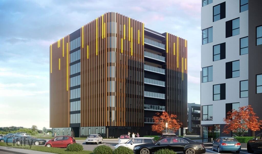 Piliamiesčio verslo centras (Brastos g. 26C) - Office center - visualization