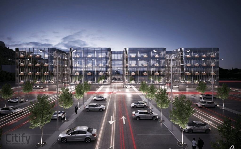 River Hall (Jonavos g. 60) - Office center - visualization