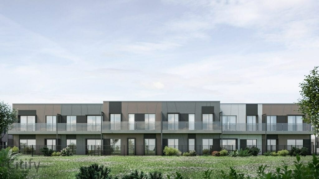 Šakenio alėja (K. Šakenio g. 24) - Rindu mājas - vizualizācija