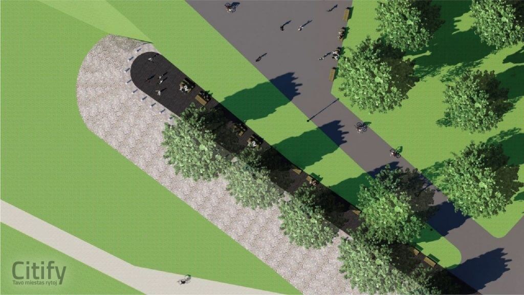 Santakos parkas (Prieplaukos krant.) - Park - visualization