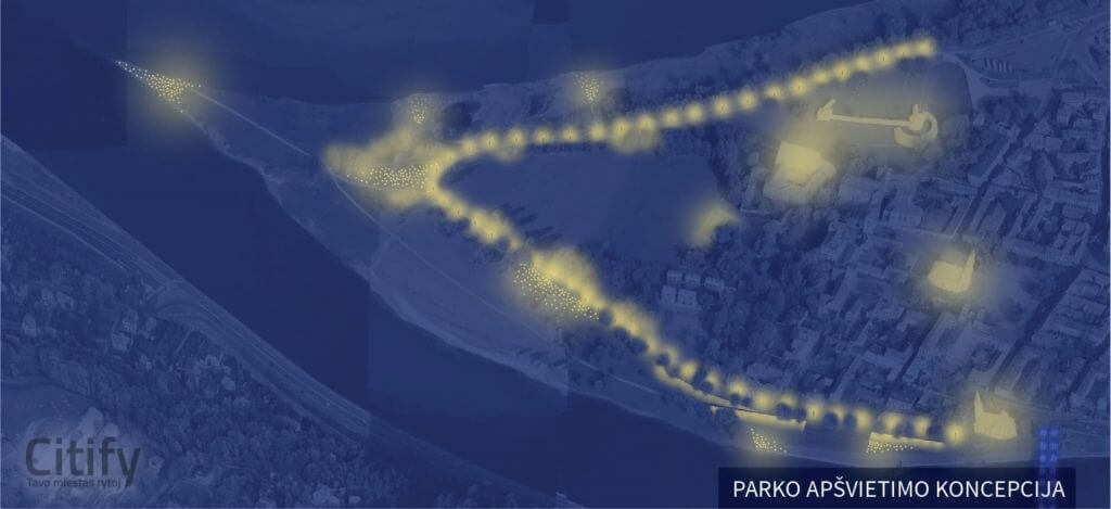 Santakos parkas (Prieplaukos krant.) - Park - visualization